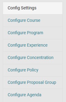 Classic - Config Settings