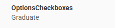 Classic - Student - Options Checkboxes