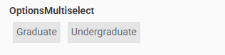 Classic - Student - Options Multiselect