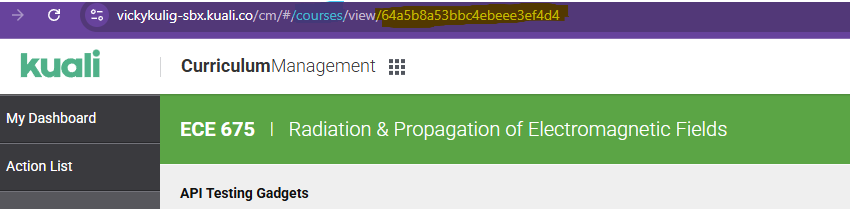 Classic - Student - Item Type and Item Id in URL
