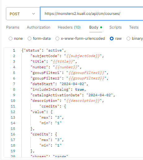 Classic - Student - Admin Approve Postman 