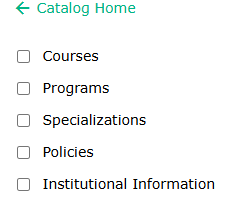 Classic - CM - Catalog Search Options