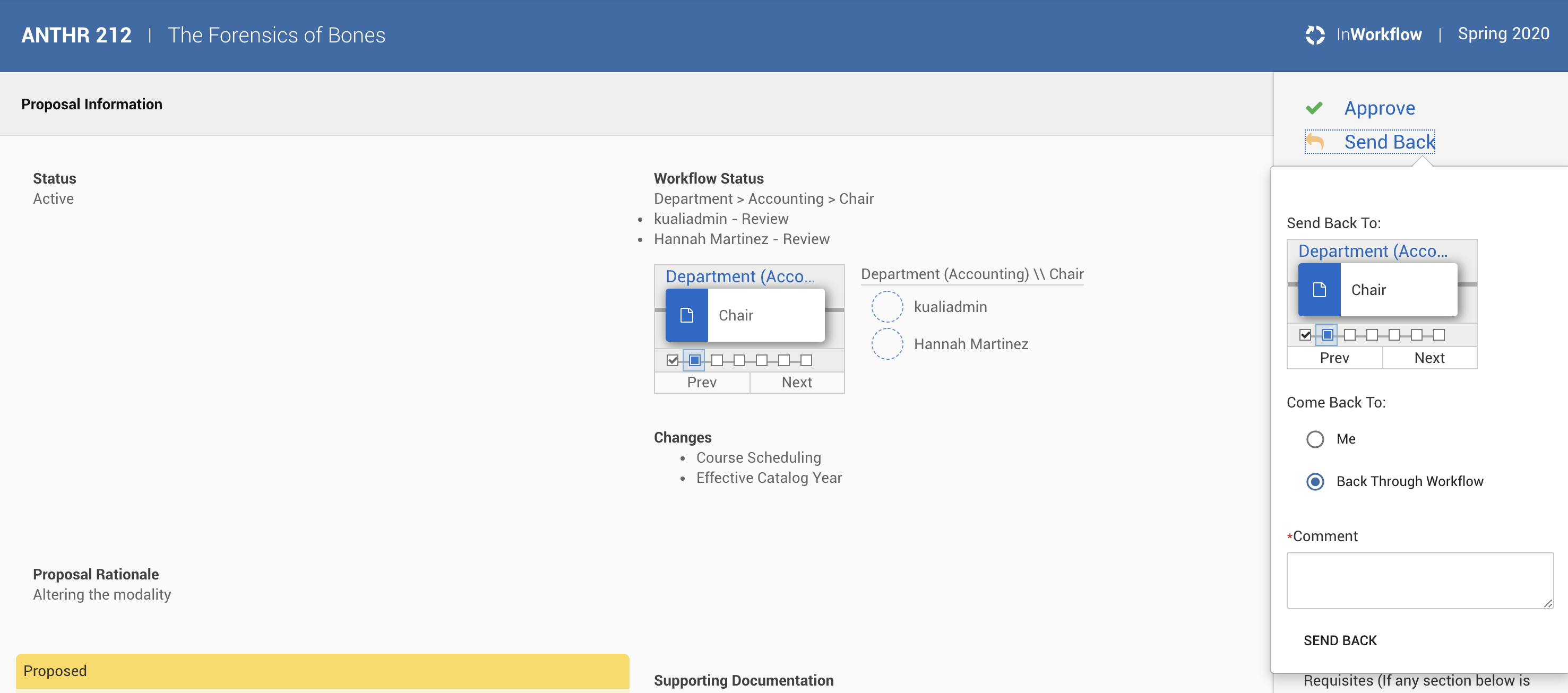 Classic - Student - Workflow 1 - Deny