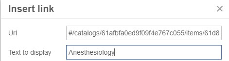 Screenshot of text display