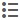 Unordered List icon