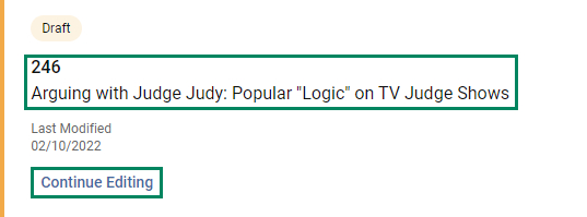 Screenshot of highlighting edit options